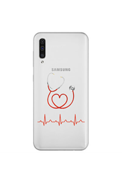 Other Samsung A70 Stethoscope Transparent Silicone TPU Θήκη