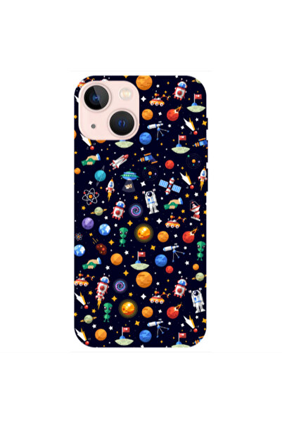 Other Apple iPhone 13 Mini Small planets Transparent Silicone TPU Θήκη