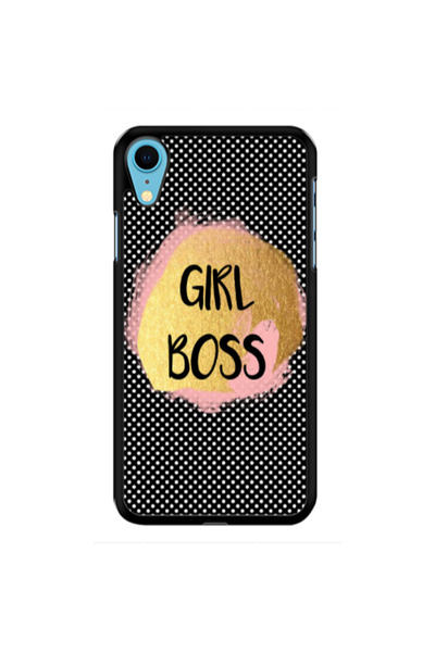 Other Apple iPhone Xr Girl boss make up Black Glossy Θήκη