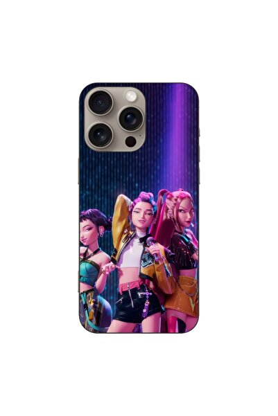OEM Husa compatibila cu Apple iPhone 16 Pro Max Silicon Model KPop Demon Hunt...