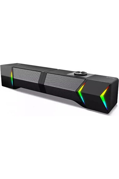 Armageddon Αρμαγκεντόν X-Bar 2 2.0 Ασύρματα Ηχεία με RGB και Bluetooth 12W Μαύρο