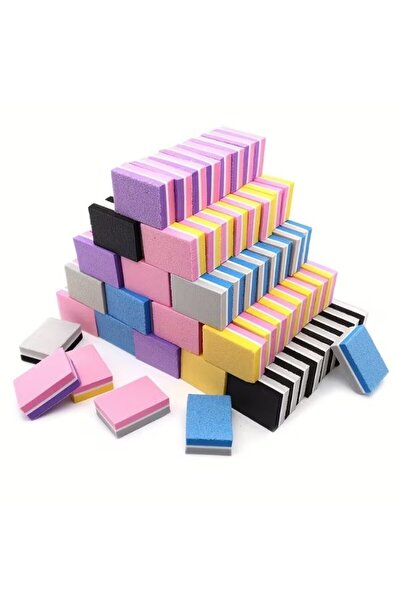 OEM Set mini de pile de buffer dreptunghiulare pentru unghii, 50 bucăți