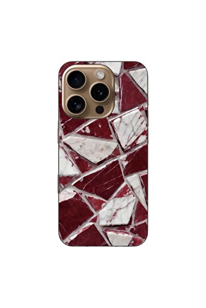 OEM Husa compatibila cu Apple iPhone 16 Pro Silicon Gel Tpu Model Broken Glas...