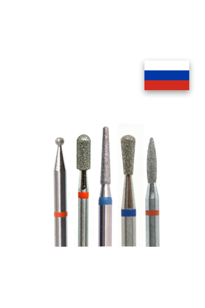 OEM Set of Router Bits for Cleaning Lateral Nail Sinuses, Set No. 6