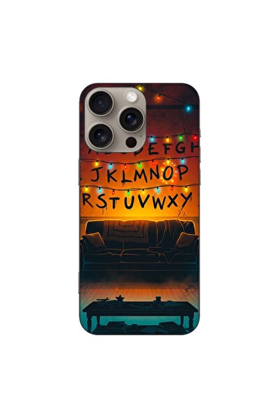 OEM Θήκη συμβατή με Apple iPhone 16 Pro Max, Σιλικόνης TPU, Σχέδιο Stranger T...
