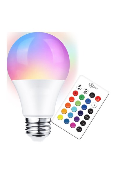 EasyLife RGB LED Light Bulb With Remote Control Color Changing E27 Smart Mood...
