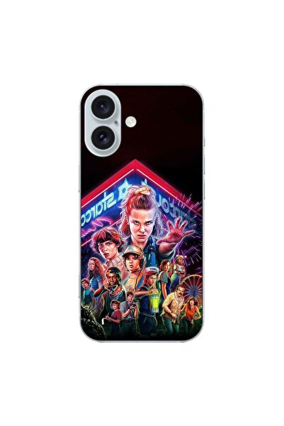 OEM Θήκη συμβατή με Apple iPhone 16, από σιλικόνη gel TPU, μοντέλο Stranger T...