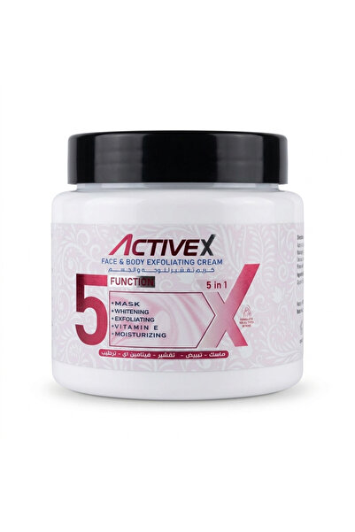 Activex Face & Body Exfoliating Cream 500ml – Aloe Vera & Vitamin E Scrub