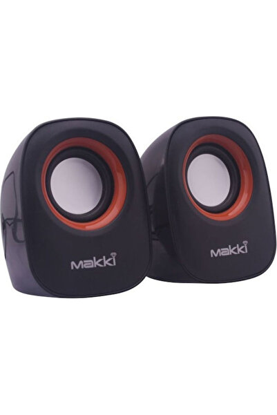 MAKKİ Ηχεία 2.0 6W Μαύρα