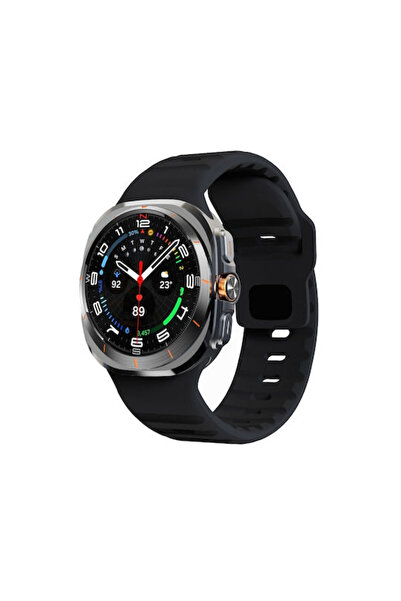 OEM Για Samsung Galaxy Watch Ultra 47mm Wave Texture Ζάντα σιλικόνης με αντίσ...