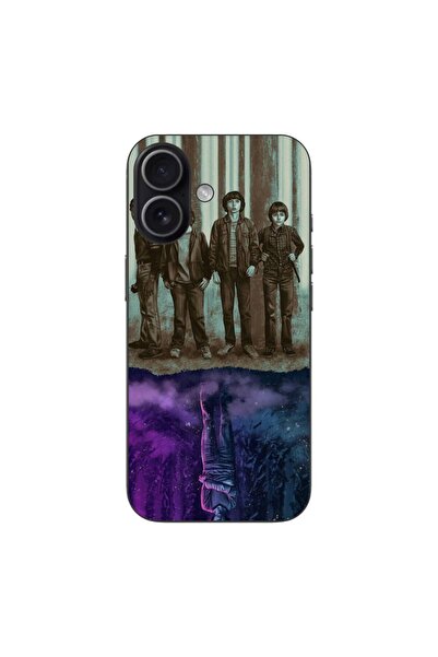 OEM Husa compatibila cu Apple iPhone 17 Silicon Gel Tpu Model Stranger Things...