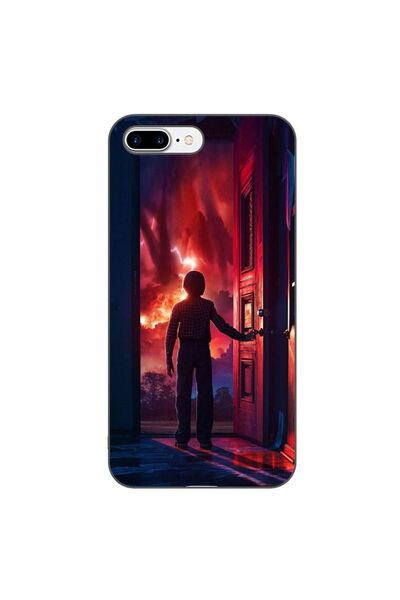 OEM Husa compatibila cu Apple iPhone 7 Plus, 8 Plus Silicon Gel Tpu Model Str...