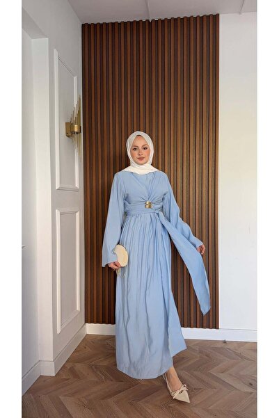 Lady Pixie Gold Buckle Tie Dress