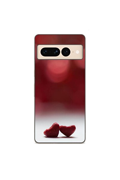 OEM Husa compatibila cu Google Pixel 7 Pro Silicon Gel Tpu Model Little Hearts