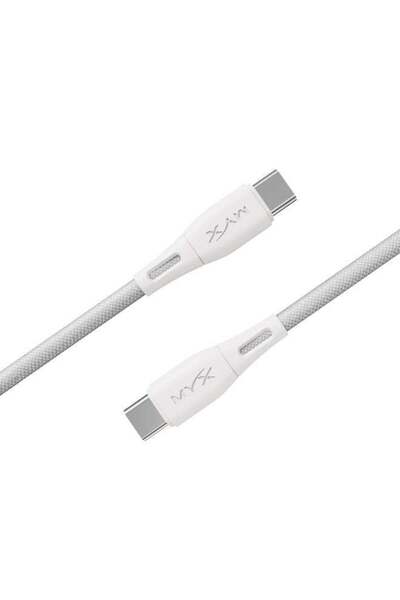 MYX كابل توربو USB-C إلى USB-C |   شحن سريع 60 واط ونقل البيانات |   1.2 متر ...