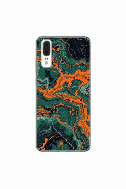 OEM Husa compatibila cu Huawei P20 Silicon Gel Tpu Model Soft Jade Marble