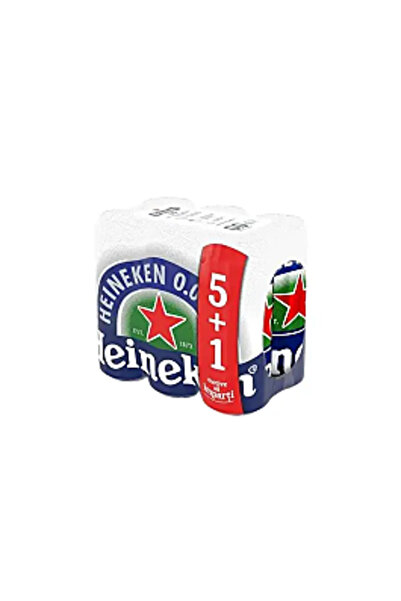 Heineken Bere Blonde Lager Fără Alcool, 6 x 500 ml Doze