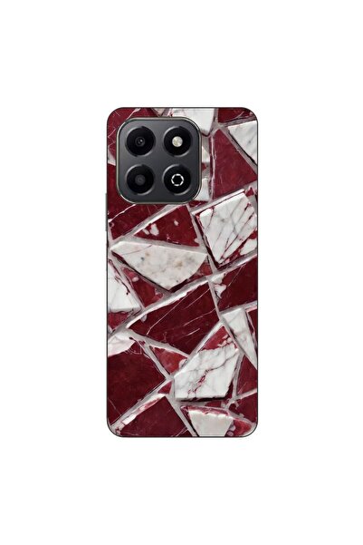 OEM Husa compatibila cu Honor X6b Silicon Gel Tpu Model Broken Glass Red Blood