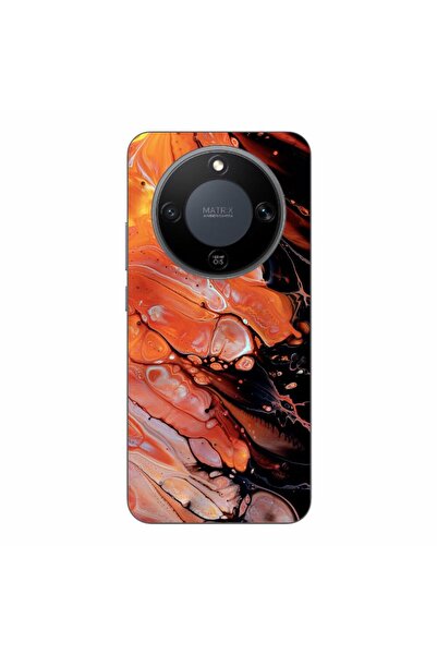 OEM Husa compatibila cu Honor Magic8 Lite Silicon Gel Tpu Model Abstract Lava...