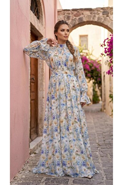 newmisal Rochie cămașă de damă JESIKA, din țesătură cu imprimeu, cu mâneci ra...