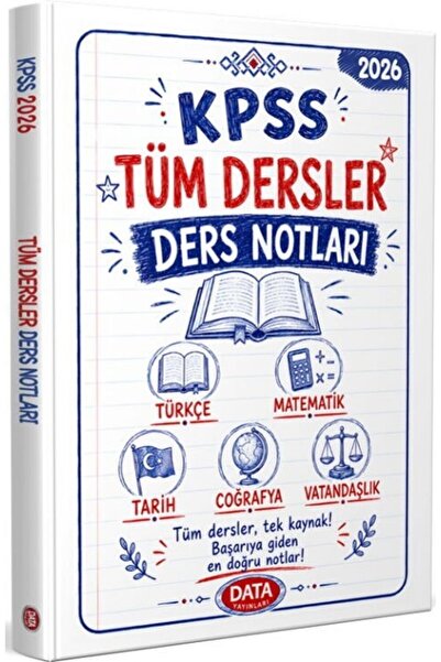 Data Yayınları 2026 KPSS Tüm Dersler Ders Notları