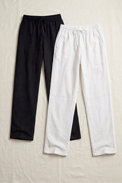 The Hench Double Layer Raw Linen Men's Trousers