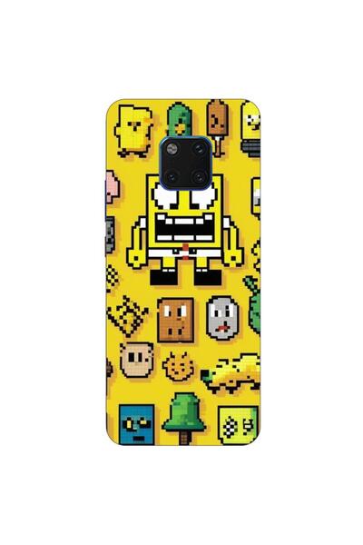 OEM Husa compatibila cu Huawei Mate 20 Pro Silicon Gel Tpu Model Pixel Art Sp...
