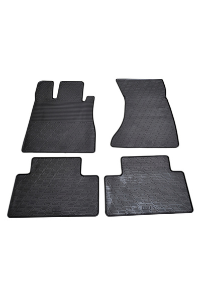 Gledring Set covorase auto din cauciuc Mercedes Clasa S (W220) 1998-2005, Neg...