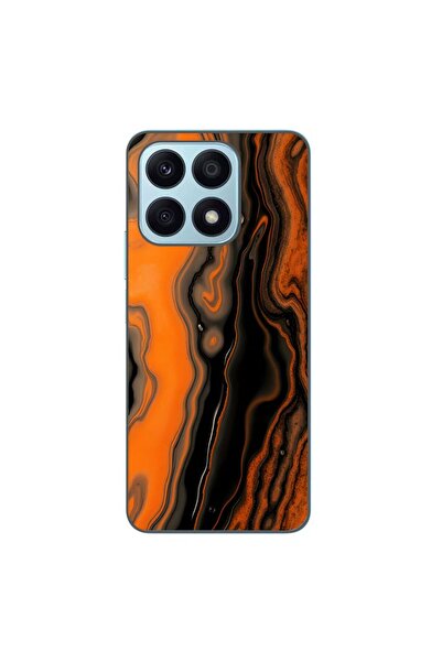 OEM Case compatible with Honor X8a Silicone Gel Tpu Model Metallic Lava Flow ...