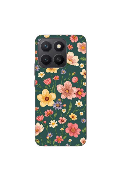 OEM Husa compatibila cu Honor X8c Silicon Gel Tpu Model Vintage Spring Flowers