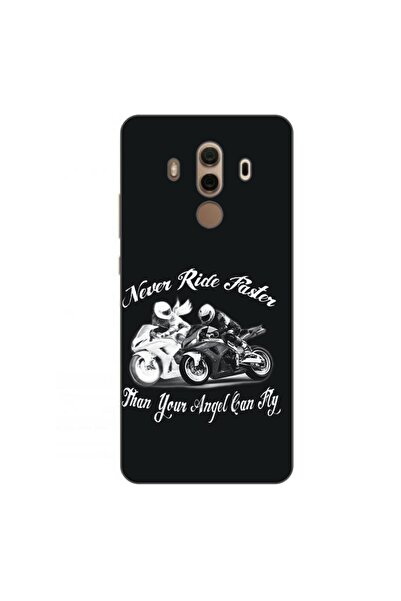 OEM Husa compatibila cu Huawei Mate 10 Pro Silicon Gel Tpu Model Never Ride F...
