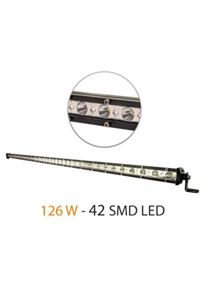 CarGuard Bară LED auto 126W, 12-32V, 8400 lumeni, 112 cm, 42 LED-uri SMD