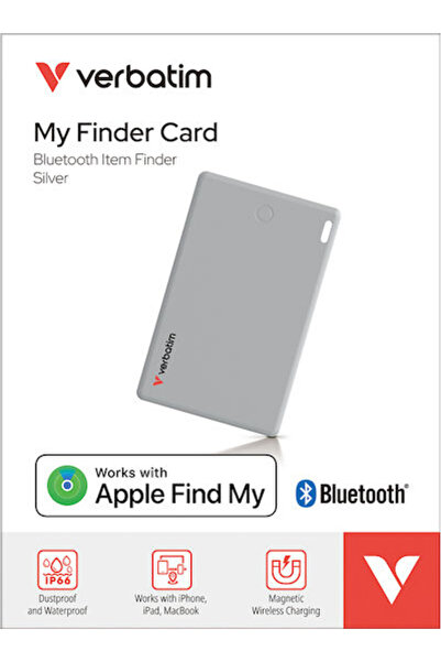 Verbatim Κάρτα Εντοπισμού Apple Find My Γκρι Επαναφορτιζόμενη