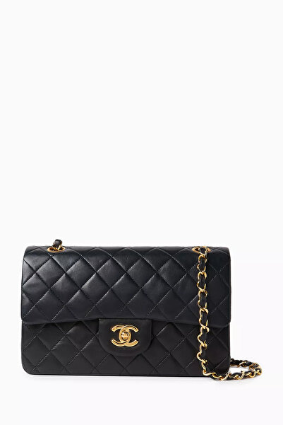 Chanelina Classic women's quilted shoulder bag, 80s Small Classic Double Flap...