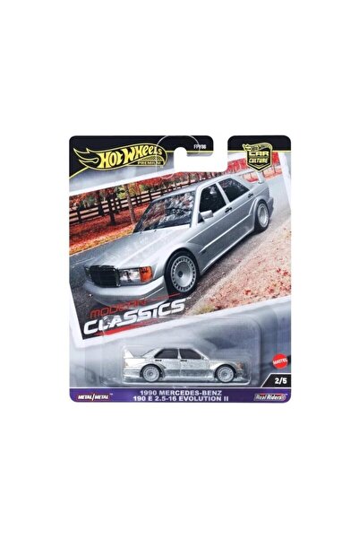 HOT WHEELS Mașină model Mercedes-Benz 190 E 2.5-16 Evo II, Argintiu, 1990, sc...
