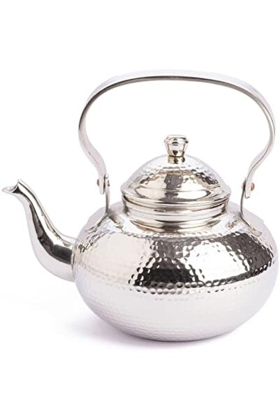 Generic إبريق شاي من الألومنيوم بتصميم مطروق من ألم ريمايا، سعة 1 لتر
