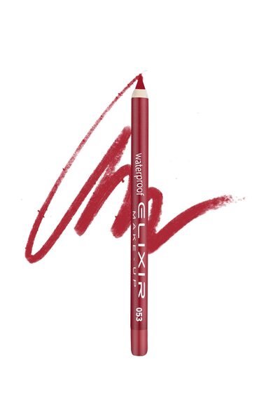 Elixir WATERPROOF LIP PENCIL - 053 (VERMILLION RED)
