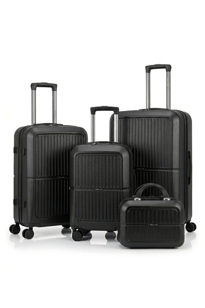 LUGGBAG Trekline Luggage Set, 4 Pieces, Model Too7, Sizes 28/24/20/14, Pc Mat...