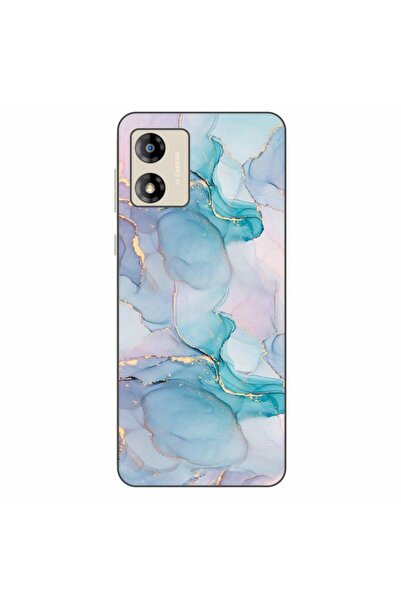 OEM Husa compatibila cu Motorola Moto E13 Silicon Gel Tpu Model Abstract Wate...