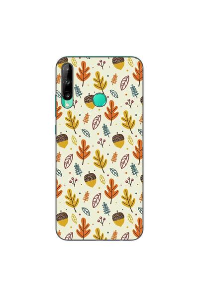OEM Husa compatibila cu Huawei P40 Lite E Silicon Gel Tpu Model Autumn Pattern