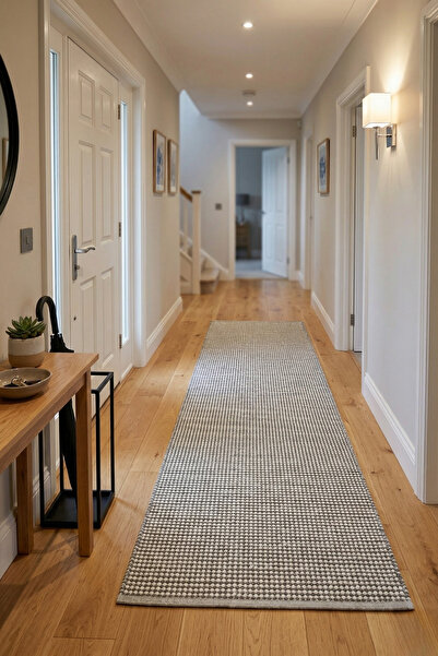 Bonny Home Yazlık Koridor Halısı Dekoratif Kaymaz İnce Yıkanabilir Modern Yol...