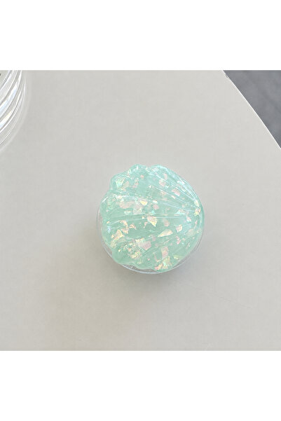 EDELFU Popsocket DENiZ KABUKLU Telefon Tutucu, Yapıştırmalı Epoksi Yüzey Parm...