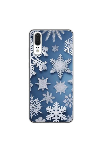 OEM Husa compatibila cu Huawei P20 Silicon Gel Tpu Model Fulgi de Zapada
