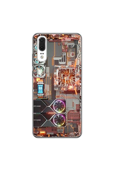 OEM Калъф, съвместим с Huawei P20, силиконов гел TPU, модел за дънна платка