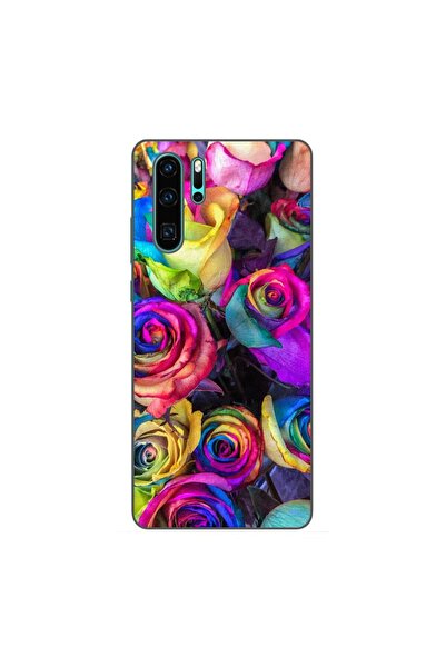 OEM Husa compatibila cu Huawei P30 Pro Silicon Gel Tpu Model Trandafiri Colorati