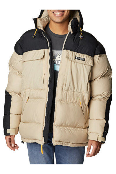 Columbia Ανδρικό Ballistic Ridge Oversized Puffer Μπουφάν Εκρού 2011261-278