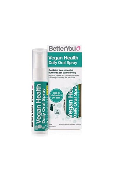 Better You Sănătate Vegană (D3, B12, Fier, Iod) Spray Oral 25ml. BetterYou
