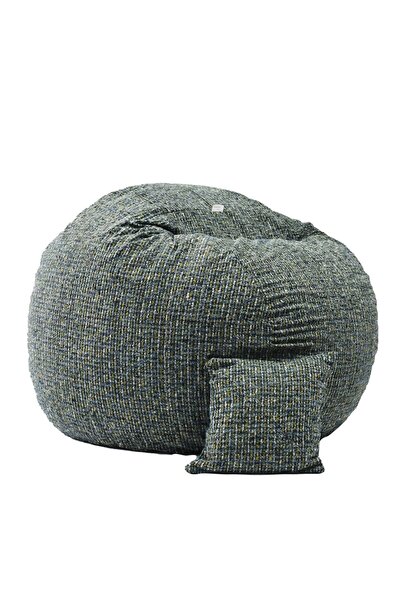 Pufrelax Set Fotoliu King Size cu Perna, Material Textil - Nordic Field