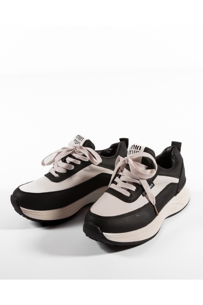 ALOGO Women's White Sneakers Made of Eco- Leather Picuu