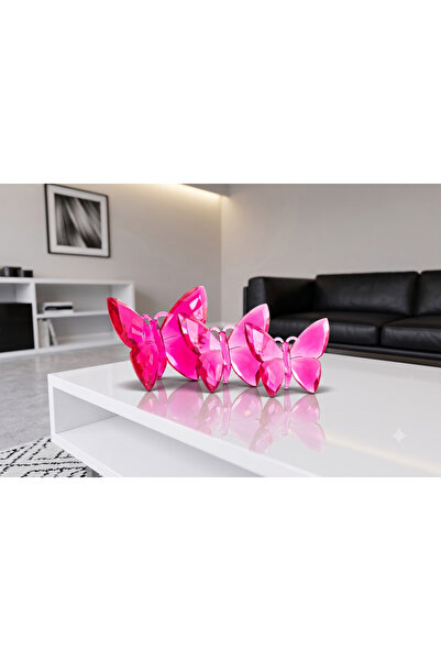 LUCES DESİGN 3 Adet Kristal Obje Set